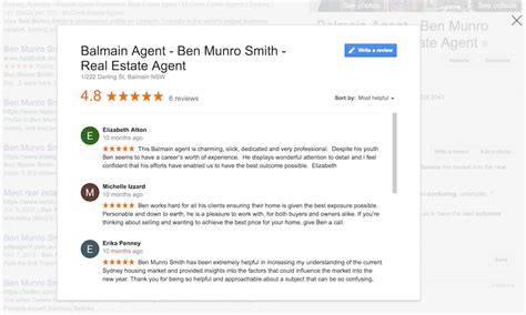 real estate agent reviews